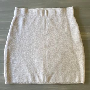 Babaton Wool Blend Mini Skirt Size Small